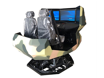 ZG-DGS6型双人座动感汽车驾驶模拟器(六自由度平台)